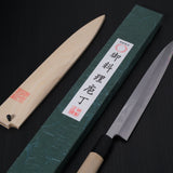 Yoshihiro Jyosaku Shirogami White Steel #2 Sashimi Yanagiba Knife 240mm