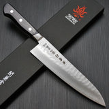Kanetsune Seki Nashiji Hammered Blue Steel AOGAMI #2 Chef Knife Gyuto 210 mm KC-922