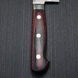 KATO SG2 Hammered Santoku Kitchen Knife 175mm Red Handle
