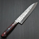 Kato SG2 Hammered Gyuto Chef's Knife 180mm Red Handle