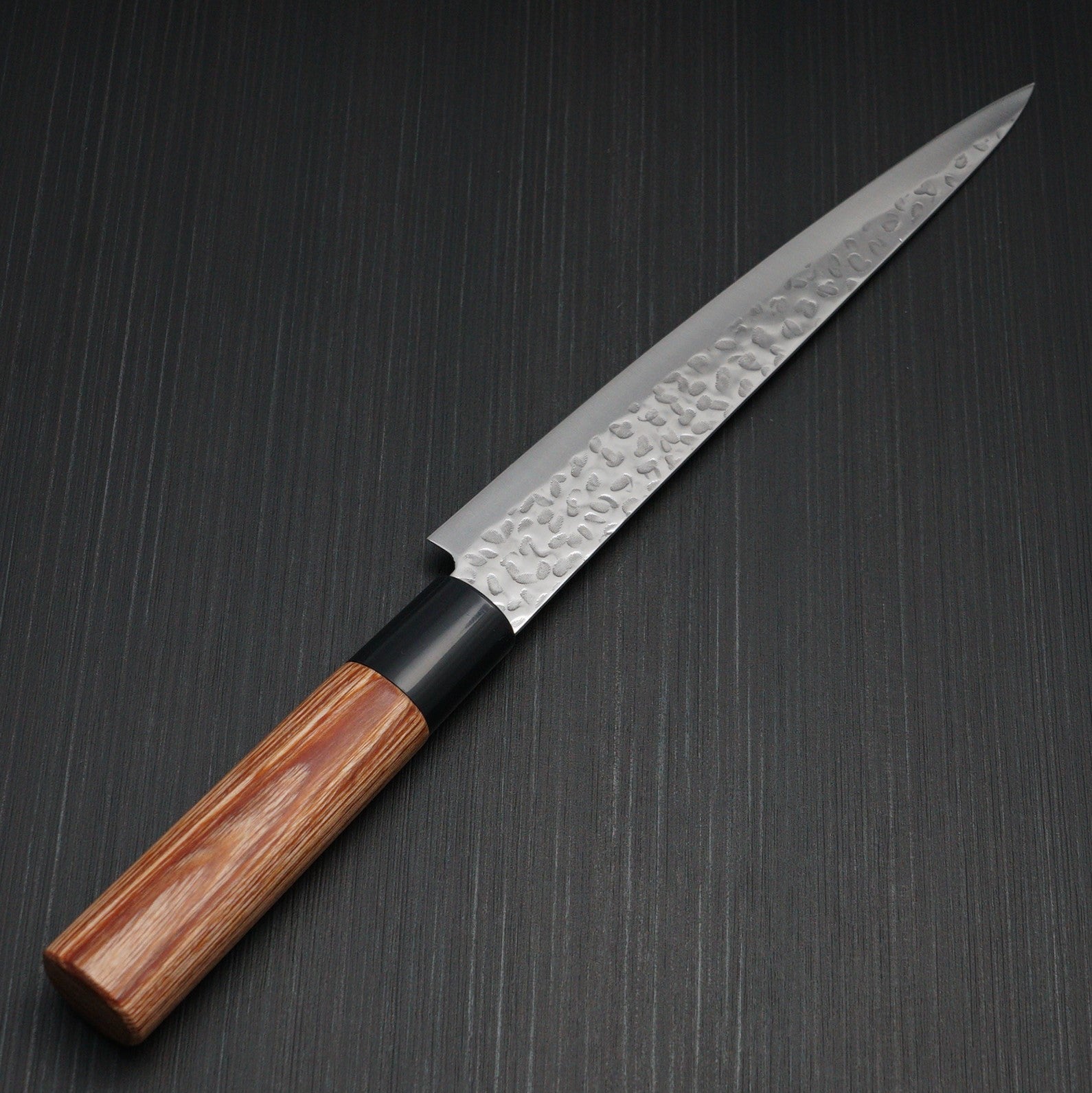 Kanetsune Seki Hammered Finish DSR-1K6 Sujihiki Knife 210mm KC-955