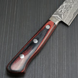 Yoshimi Kato VG10 Nickel Black Damascus Petty Knife 120mm