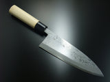 Kanetsune Seki White Steel Damascus 11 Layers Deba Knife 210mm KC-511