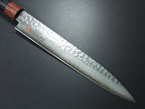SETO Hammered 33 Layers Nickel Damascus VG10 Sashimi Knife 210mm I-7