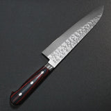 Yoshimi Kato SG2 Hammered Gyuto Knife 210mm Red Handle