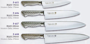 TOJIRO PRO DP 3Layered by VG10 Western Deba Knife All Stainless Steel 170mm F-615