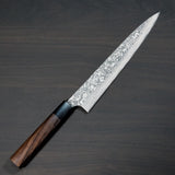 Saji Takeshi SG2 Black Damascus Sujihiki Knife 240mm Rosewood
