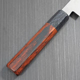 Kanjo Hammered MV steel Petty Knife 120mm Red Handle