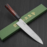 Kanjo Hammered MV steel Gyuto Chef Knife 210mm Red Handle