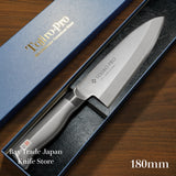 Tojiro Pro All Stainless VG10 Deba Knife 180mm F-637