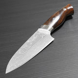 Yuta Katayama Super Gold 2 Damascus Petty Knife 120mm Ironwood