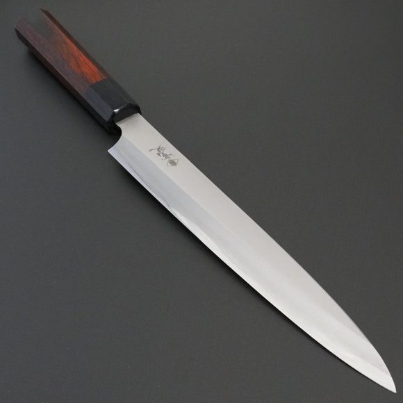 Kanjo MV steel Yanagiba Knife 240mm Red Handle