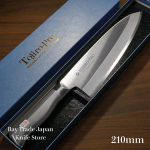 Tojiro Pro All Stainless VG10 Deba Knife 210mm F-638
