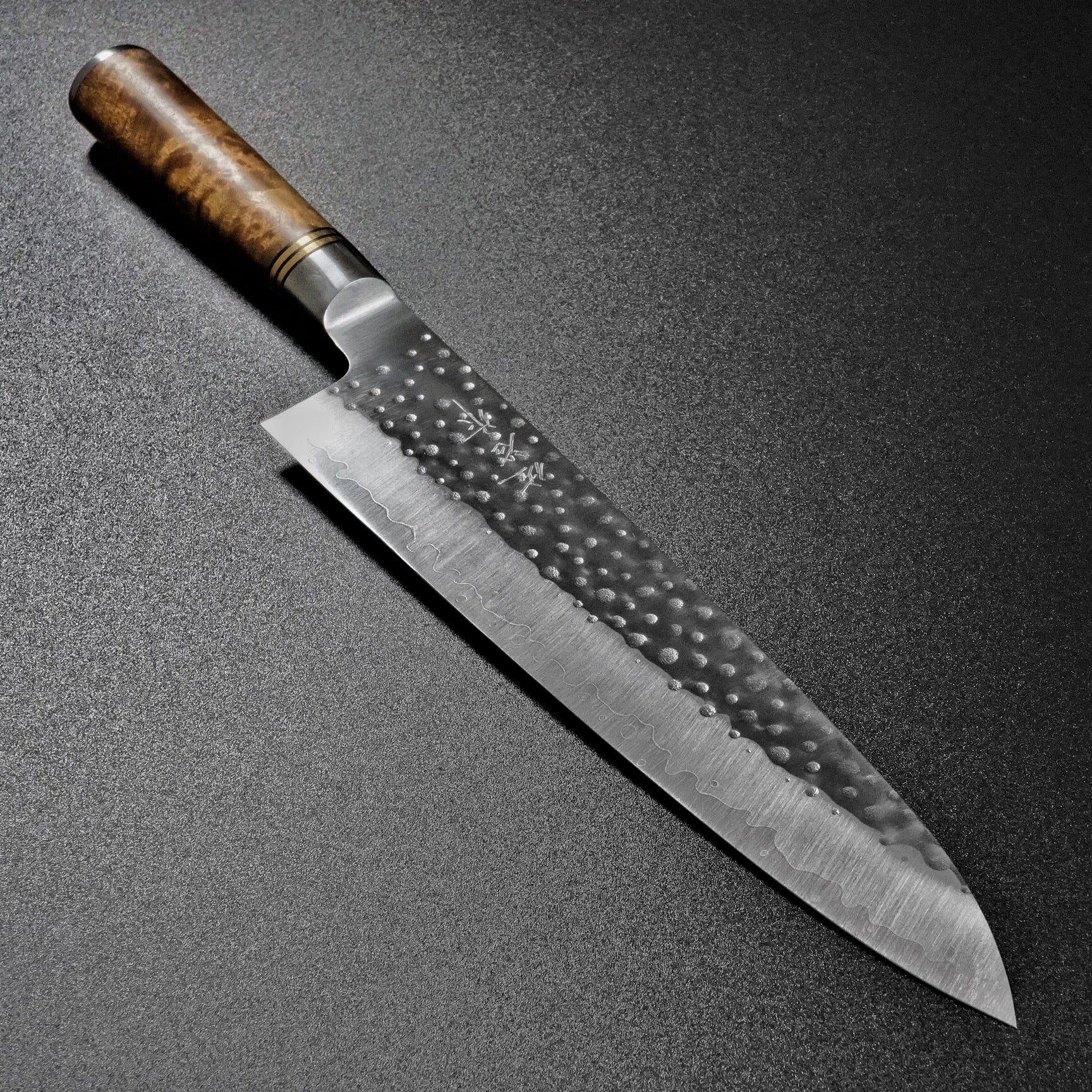 Saji Takeshi SG2 Super Gold 2 Black Damascus Gyuto Chef Knife