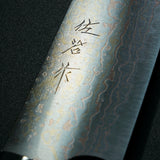 Saji Takeshi VG10 Colored Damascus Gyuto Chef Knife 210mm Ironwood