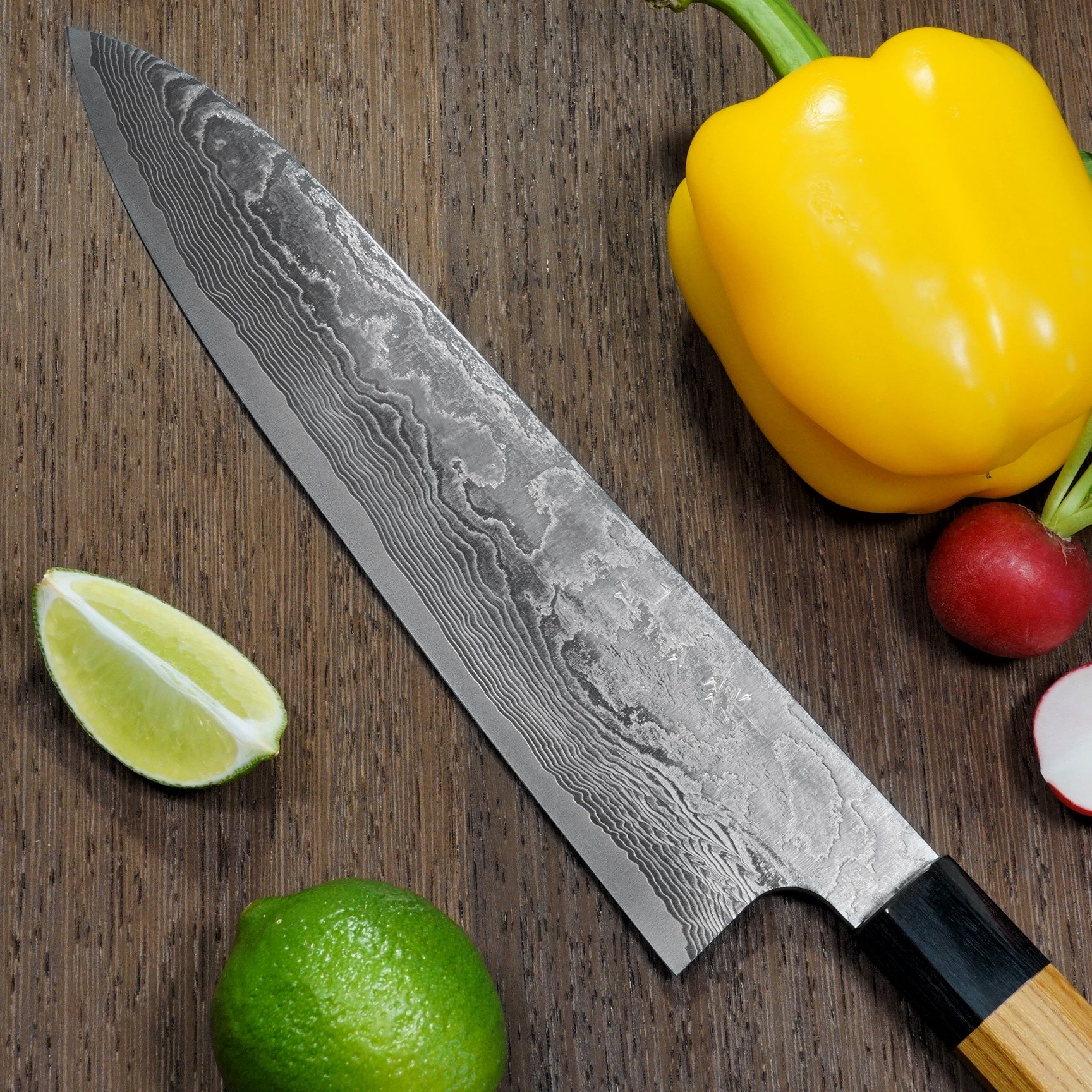 Yuta Katayama VG10 Damascus Gyuto Chef Knife 240mm Japan – Bay