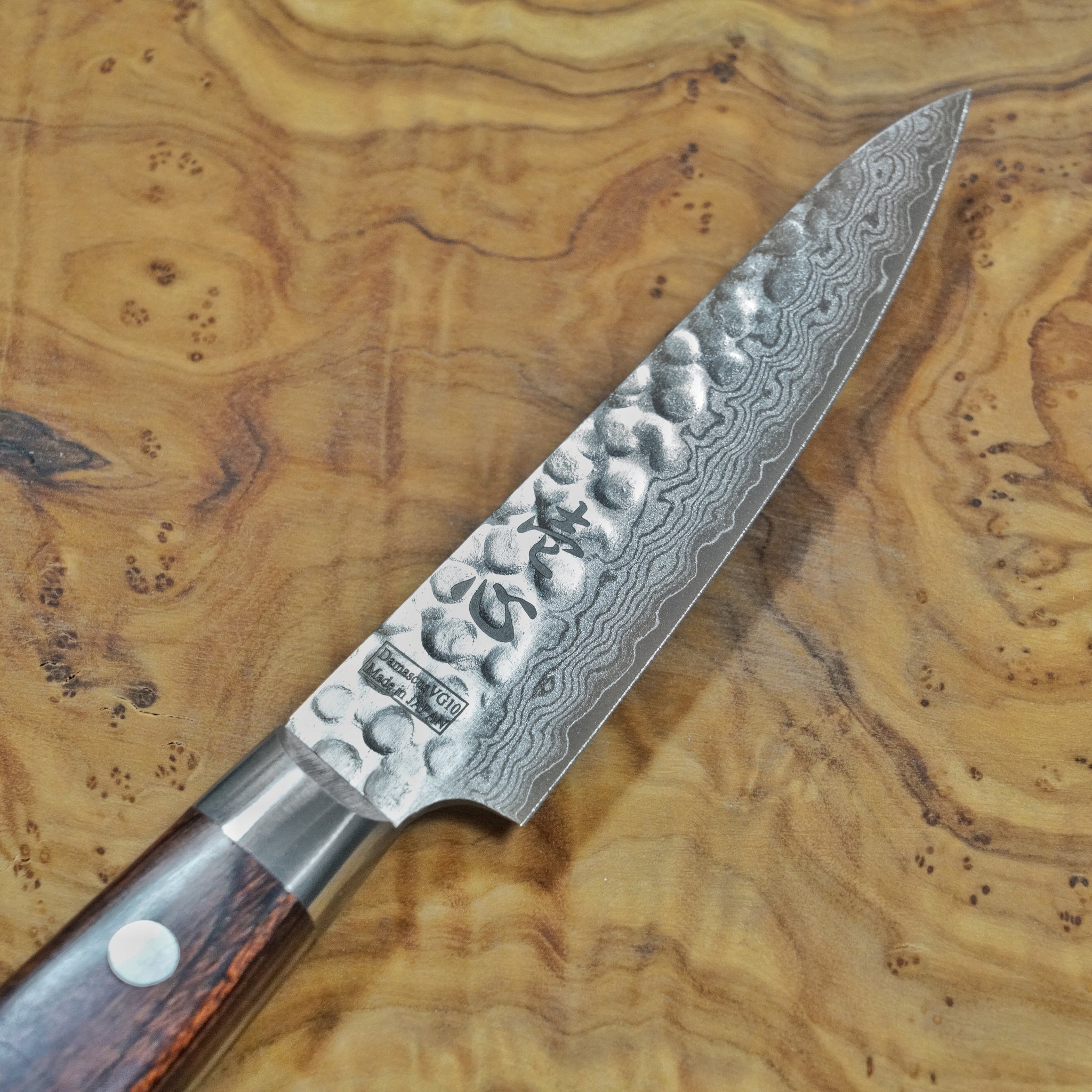 Isshin Hammered 17 Layers Damascus VG10 Chef Knife 210mm – Bay Trade Japan  Knife Store