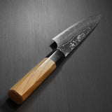 Yuta Katayama VG10 Damascus Petty Knife 135mm Zelkova