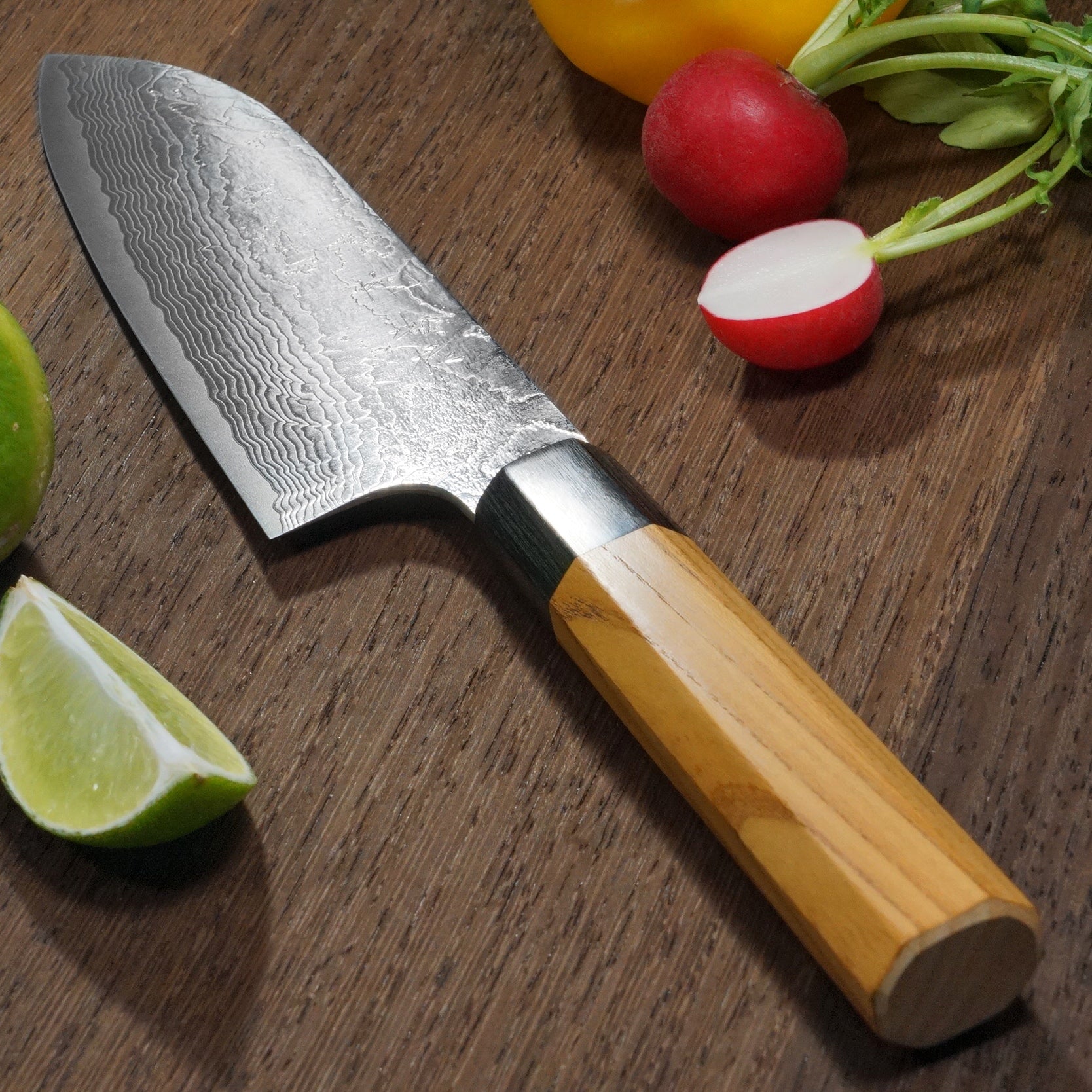 Katayama VG10 Damascus Bunka Knife 165mm Japan – Bay Trade