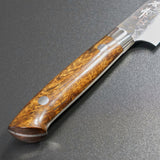 Saji Takeshi VG10 Colored Damascus Petty Knife 130mm Ironwood