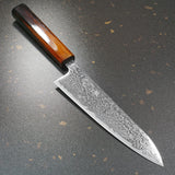 Isshin Damascus AUS10 Gyuto Knife 180mm