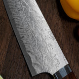 Yuta Katayama Super Gold 2 Damascus Gyuto Chef Knife 210mm Ironwood