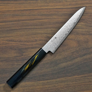 Kanjo VG10 Damascus Petty Knife 150mm Urushi Handle