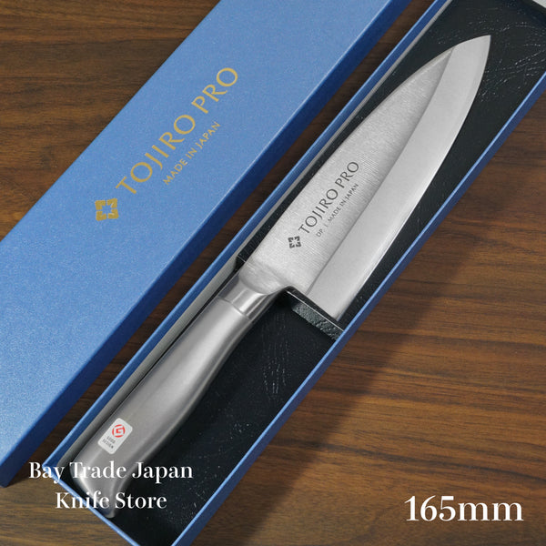 TOJIRO PRO VG10 シェフナイフ Tojiro Pro All Stainless VG10 Deba Knife 165mm F-636 – Bay