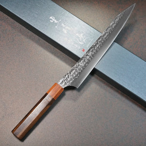 Yu Kurosaki SG2 Super Gold 2 Kiritsuke Sujihiki Knife 240mm Senko Ei Honduras Rosewood Ferrule