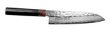 SETO Hammered 33 Layers Nickel Damascus VG10 Santoku Knife 180mm I-5