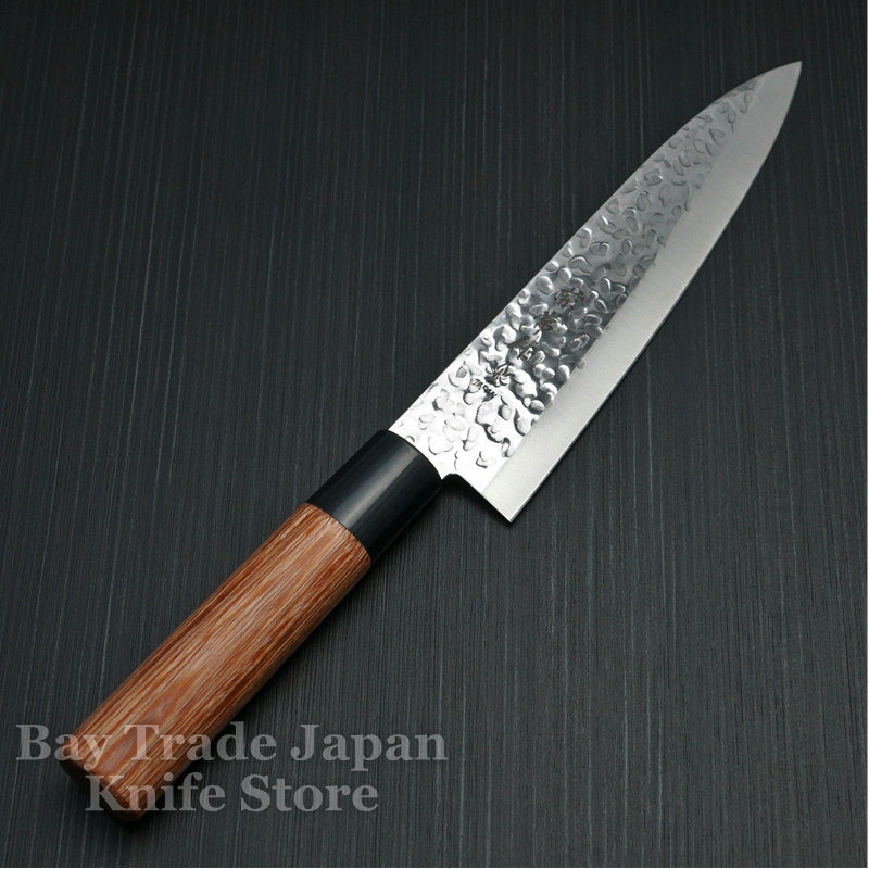 Kanetsune KC-950 DSR-1K6 Stainless Hammered Japanese Chef's Knife SET  (Gyuto180-Slicer210-Santoku-Vegetable-Petty-Mini Deba)